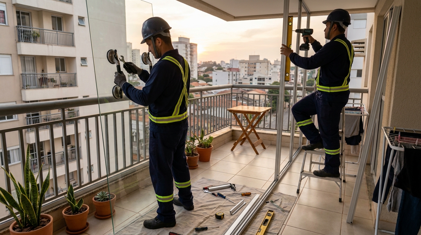 Divisórias em Vidro no Cidade Industrial, Curitiba‑PR