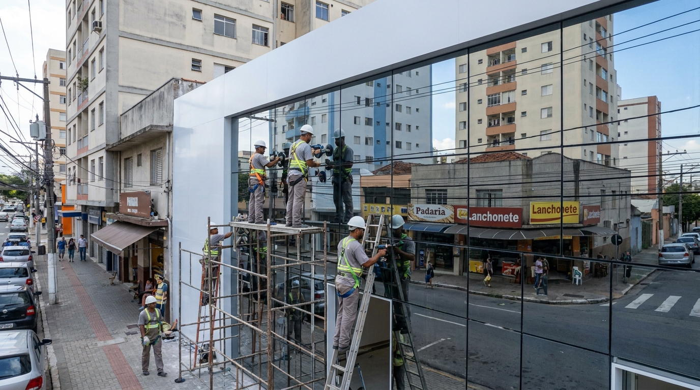 Fechamentos em Vidro no Jardim Botânico, Curitiba‑PR